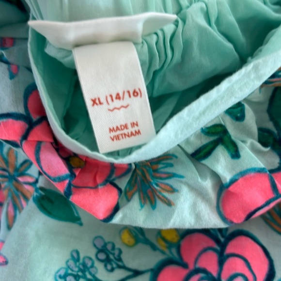 📫BUY 2 for $20📫 Cat&Jack Light Green Flower Print Bright Color skirt sz XL 14/16 - Picture 5 of 6